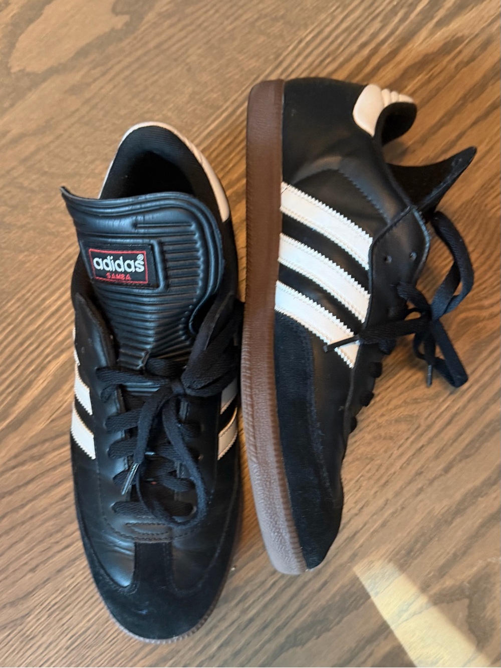 adidas Black & White Samba Low-Top Sneakers - Picture 2 of 7